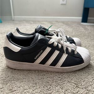 Adidas Superstar Navy Blue White Sneakers Men’s Size 10